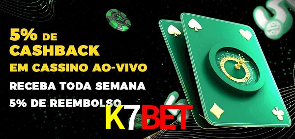 Promoções do cassino ao Vivo K7Bet